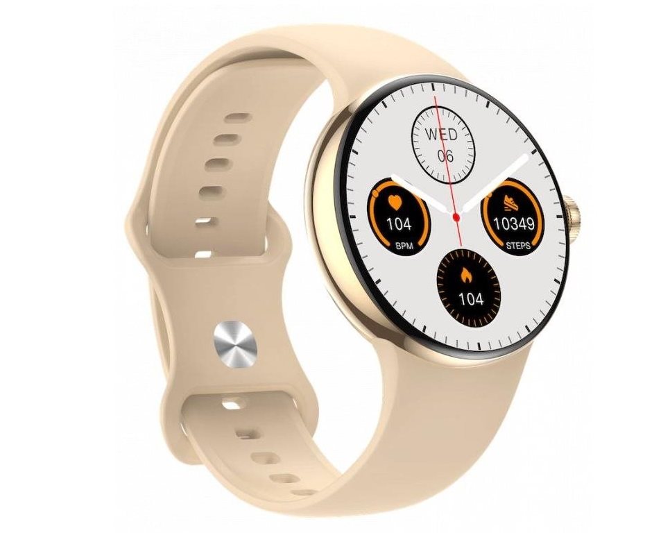 Dámske smart hodinky CARNEO Matrixx HR+ rosegold