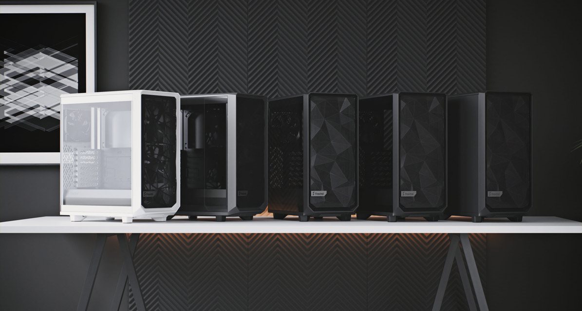Fractal Design Meshify 2 Kompaktes Schwarzes Solid Computer Gehäuse