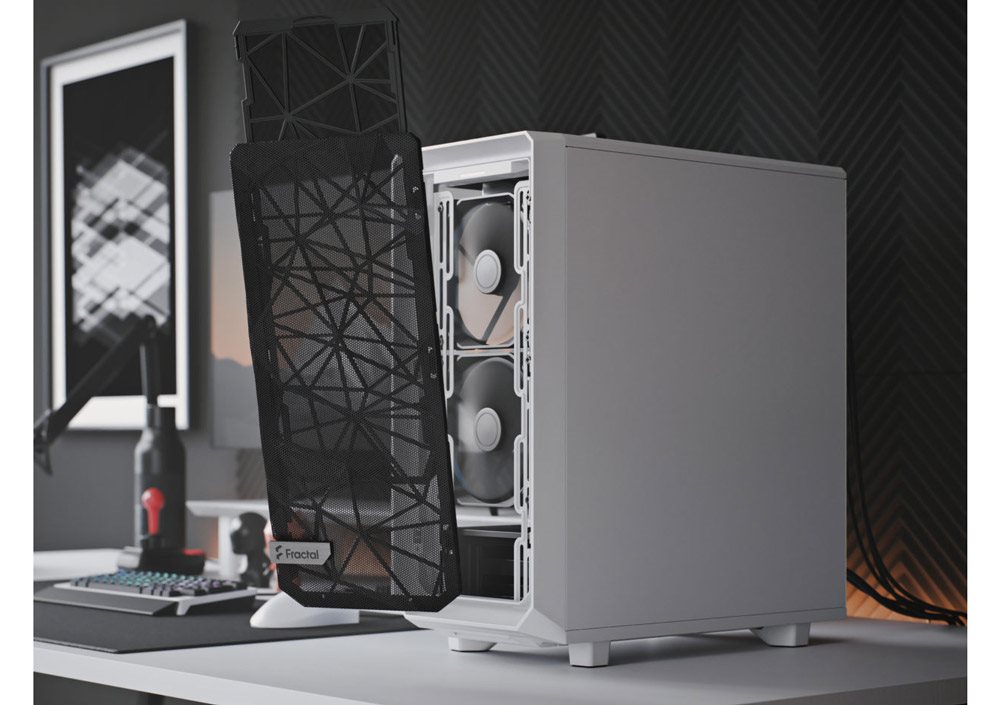 Fractal Design Meshify 2 Kompaktes Schwarzes Solid Computer Gehäuse