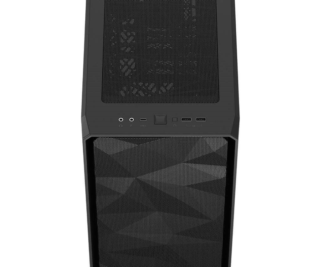 Fractal Design Meshify 2 Kompaktes Schwarzes Solid Computer Gehäuse