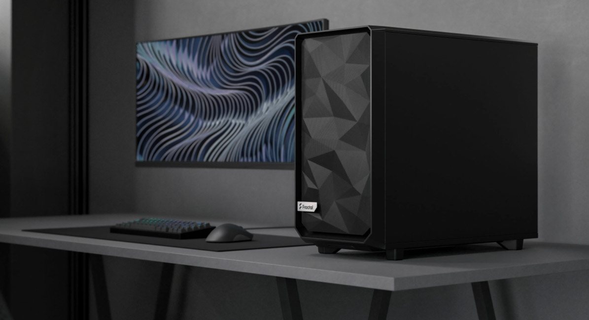 Fractal Design Meshify 2 Lite Weiß TG Clear Computergehäuse