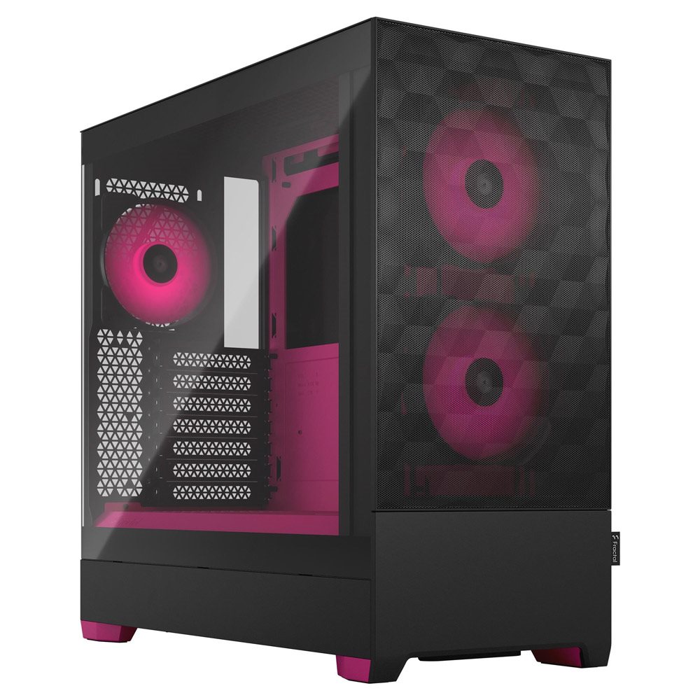 Fractal Design Pop RGB Magenta Core TG Clear Tint