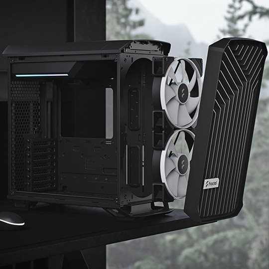 Počítačová skříň Fractal Design Torrent Nano White TG Clear Tint 