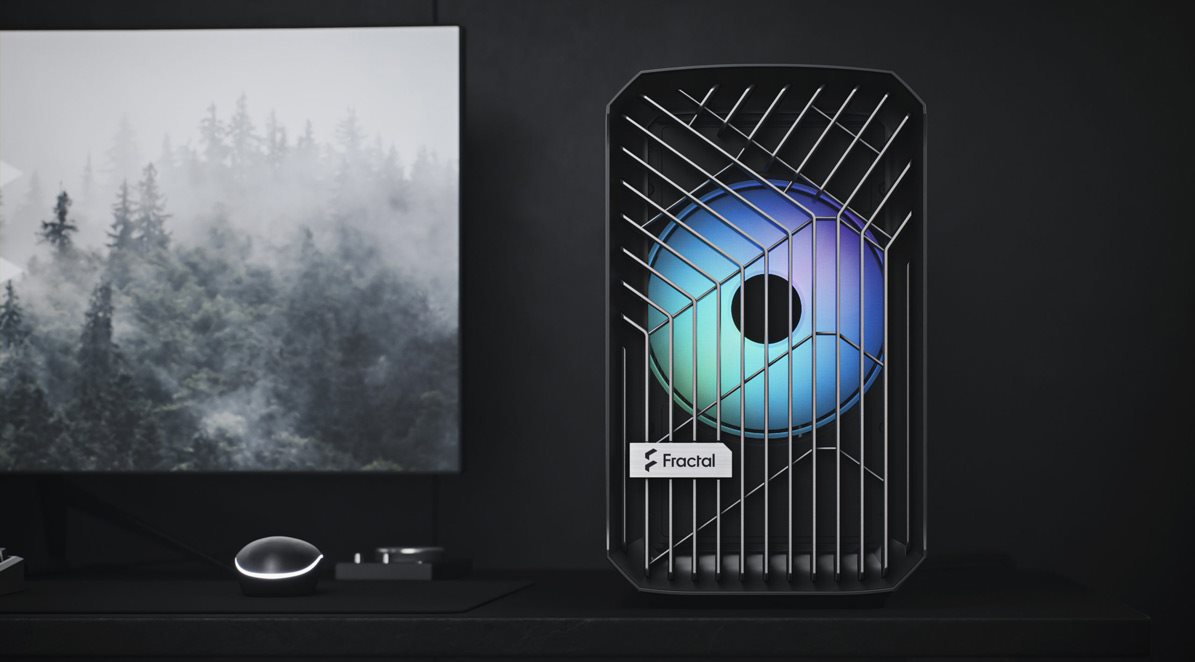 Počítačová skříň Fractal Design Torrent Nano White TG Clear Tint 