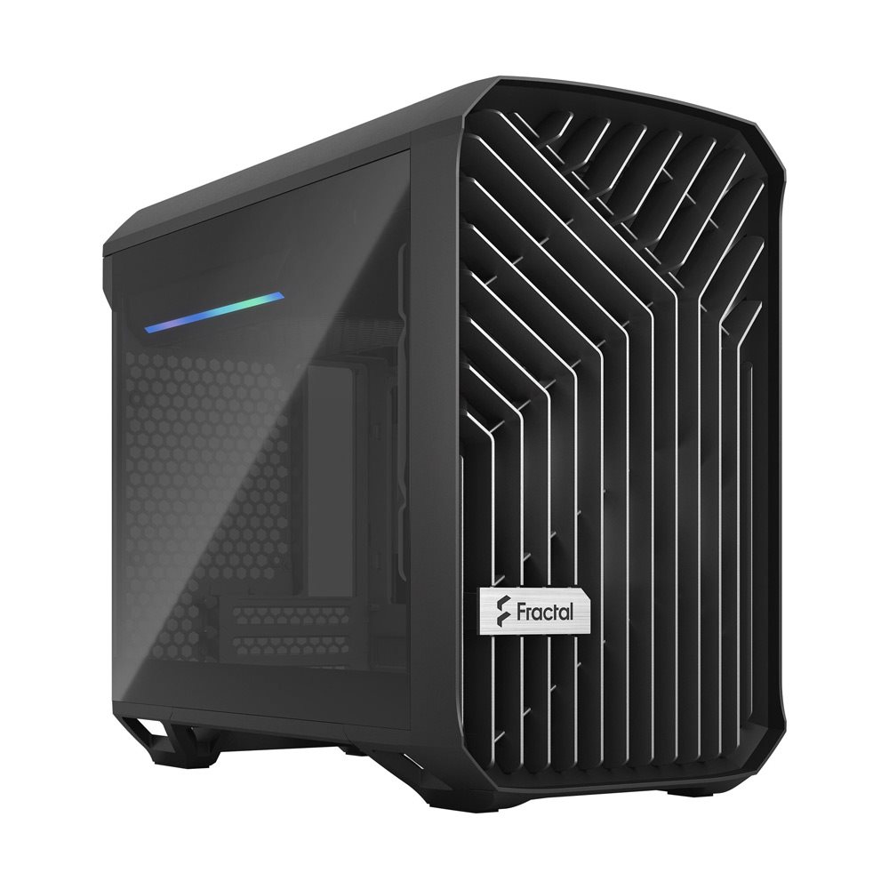 Fractal Design Torrent Nano Black TG Dark Tint mITX Computergehäuse