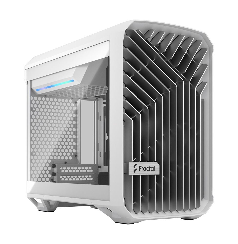 Počítačová skříň Fractal Design Torrent Nano White TG Clear Tint 