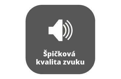 Top sound quality Špičková kvalita zvuku