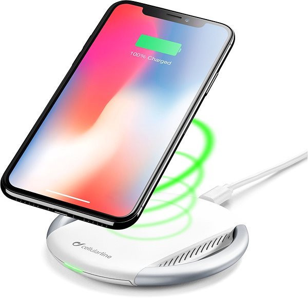 Cellularline WIRELESSPAD ADAPTIVE bílá Cellularline WIRELESSPAD ADAPTIVE bílá
