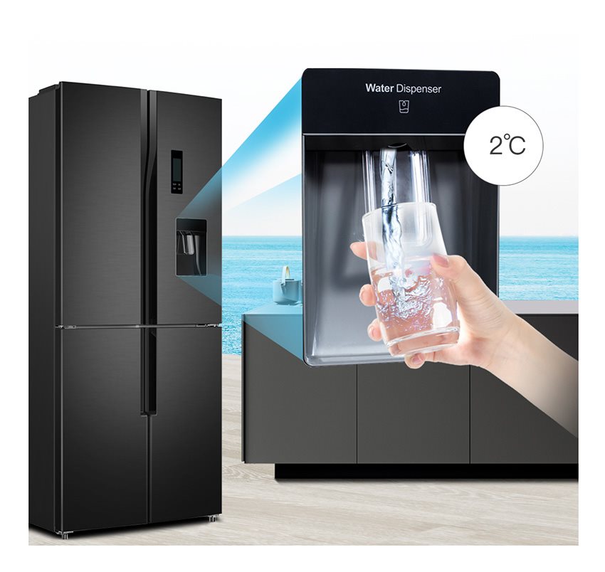 Americká chladnička CHiQ FCD418NE4D
