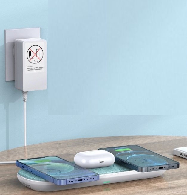 Choetech 3-in-1 Magnetisches Schnelles Drahtloses Ladegerät Pad
