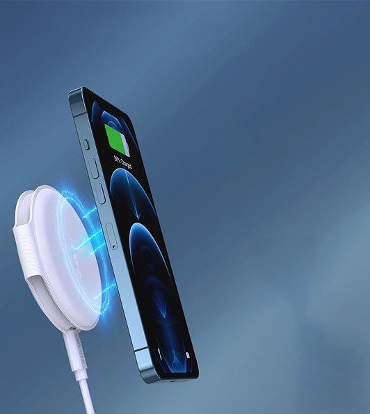 Bezdrátová nabíječka Choetech Foldable 2 in 1 15W Wireless Charger Fast Charger for Iphone 12 / 13 / 14 Series
