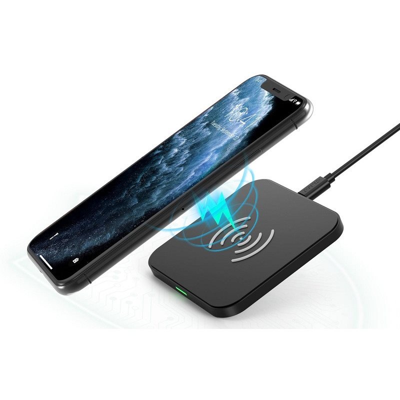 Bezdrátová nabíječka ChoeTech Wireless Fast Charger Pad 10W Black
