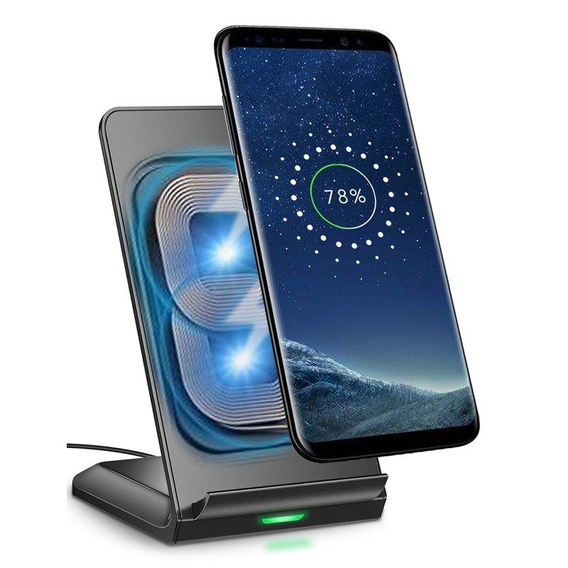 Choetech Wireless Fast Charger Stand 10W Black