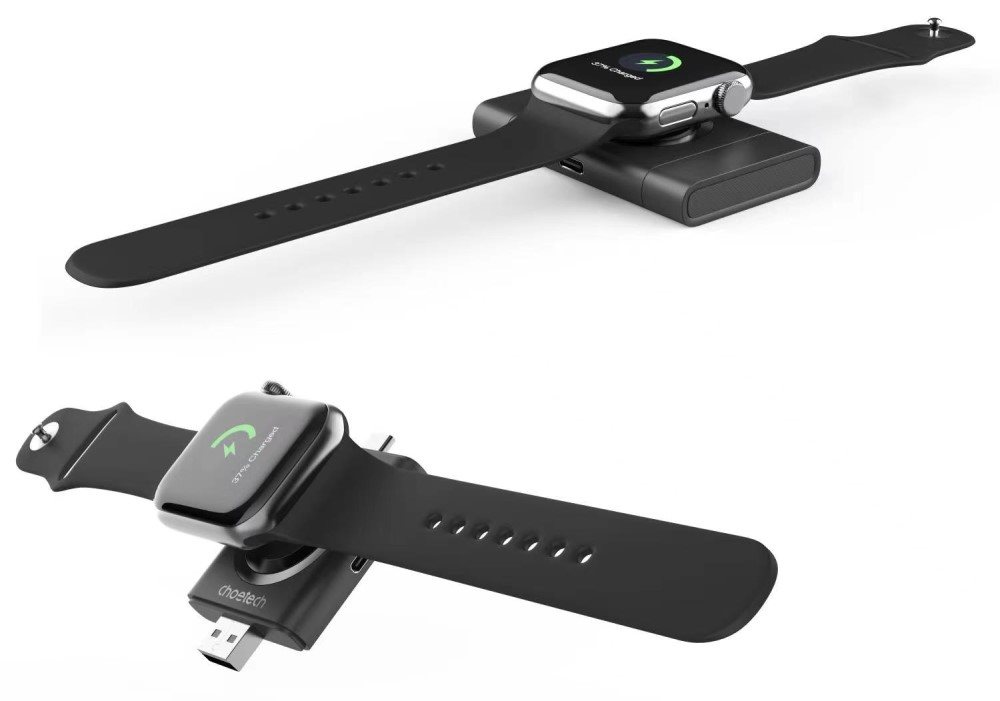 ChoeTech 5W 2in1 Magnetic Wireless Charger for Apple&Samsung watch vezeték nélküli töltő