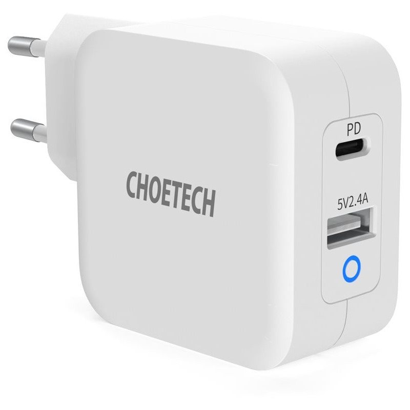 ChoeTech GaN Mini 65W Schnellladegerät Weiß