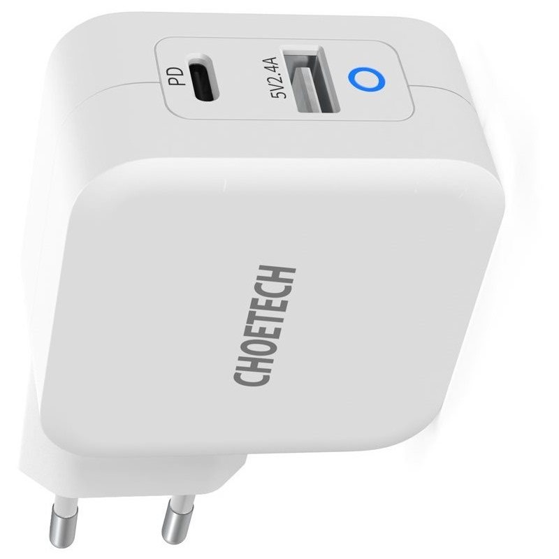 ChoeTech GaN Mini 65W Schnellladegerät Weiß