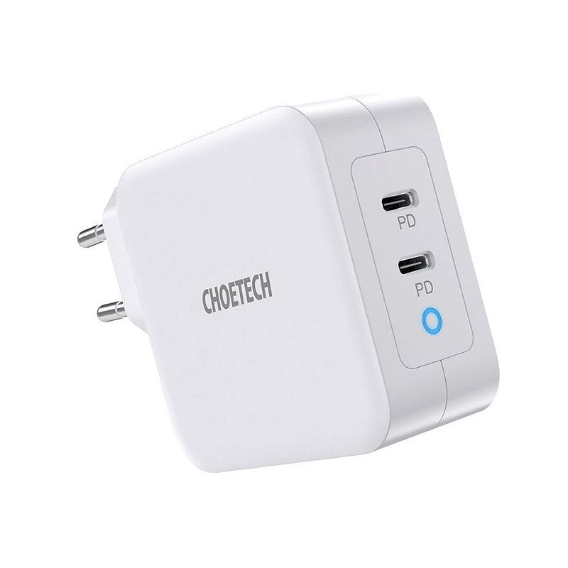 ChoeTech GaN Mini 100W Schnellladegerät Weiß