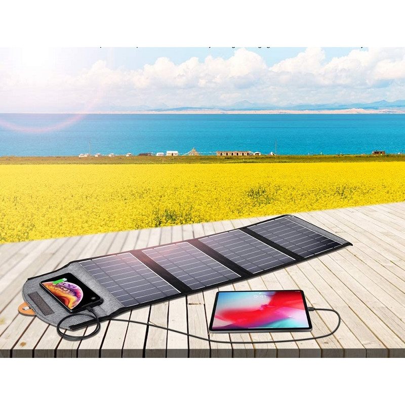 Solar panel ChoeTech Foldable Solar Charger Solar panel ChoeTech Foldable Solar Charger