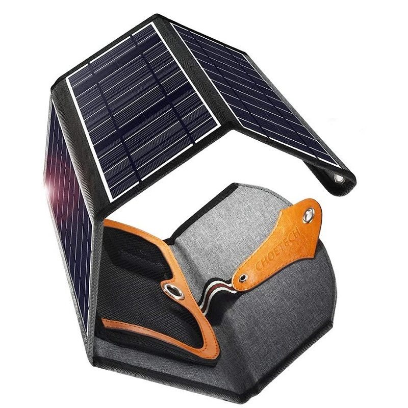 Solar panel ChoeTech Foldable Solar Charger Solar panel ChoeTech Foldable Solar Charger