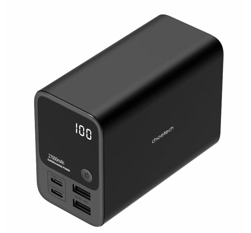 Powerbanka Choetech 27000mAh 2*PD100W power bank