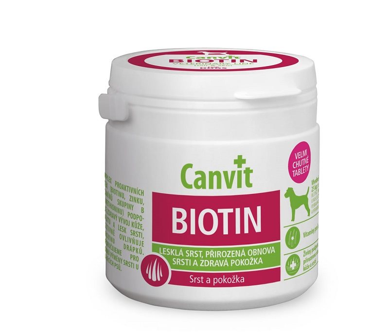 Výživový doplnok pre psov Canvit Biotin