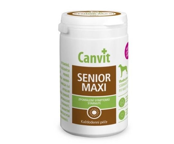 Výživový doplnok pre psov Canvit Senior MAXI