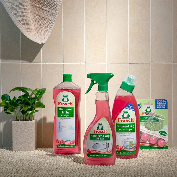 Buy Eco Raspberry Vinegar Bathroom Cleaner Spray 500 ml Frosch