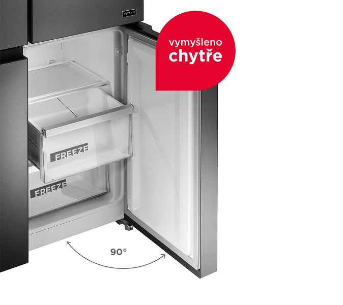 American refrigerator CONCEPT LA8383ds TITANIA