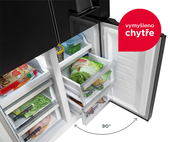 American refrigerator CONCEPT LA8891bc BLACK American refrigerator CONCEPT LA8891bc BLACK