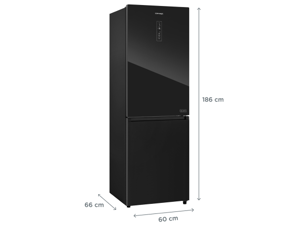 Refrigerator CONCEPT LK6460bc BLACK