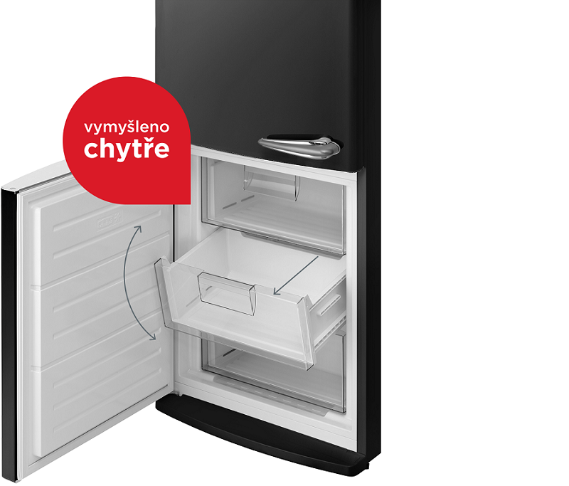 Refrigerator CONCEPT LKR7460bcl Retro L