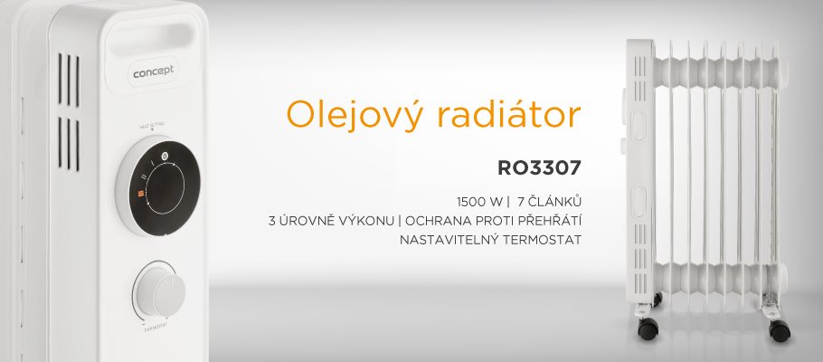 Elektrický radiátor CONCEPT RO3307 Olejový