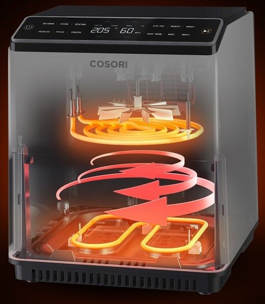 Cosori Dual Blaze 6.4L SMART grey fryer