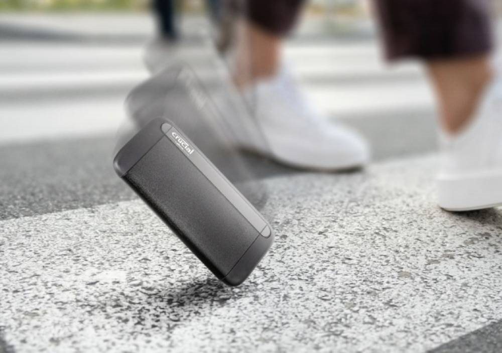 Schnelles externes Laufwerk Crucial Portable SSD X8