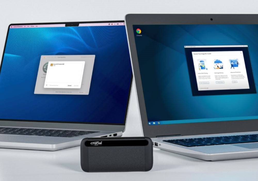 Schnelles externes Laufwerk Crucial Portable SSD X8