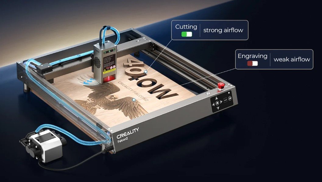 Gravírovací stroj Creality CR-Laser Falcon 2 40W
