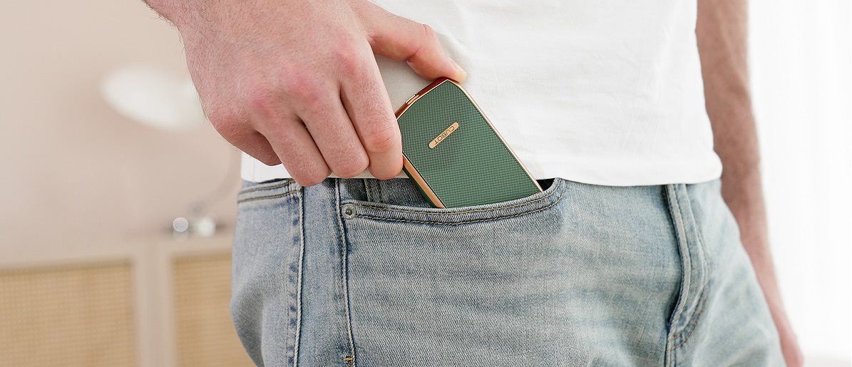 Handy Cubot Pocket grün