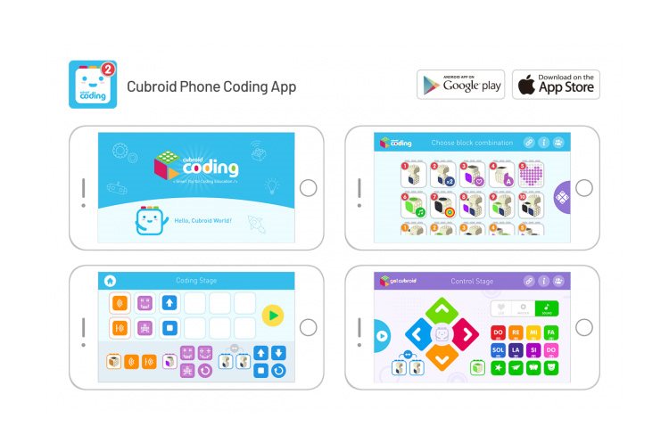 Cubroid Phone Coding App