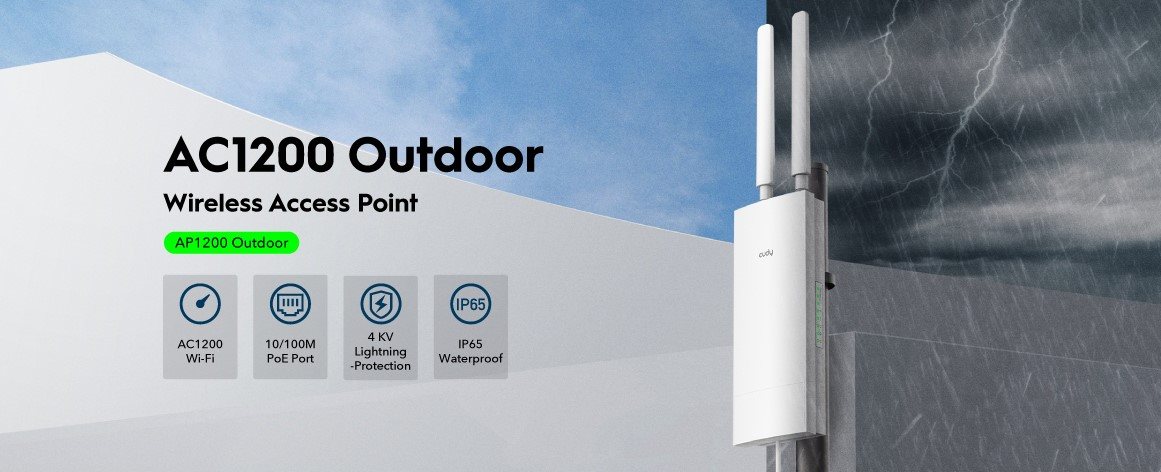 WiFi Access Point CUDY AC1200 WiFi Outdoor Access Point mit WiFi 5