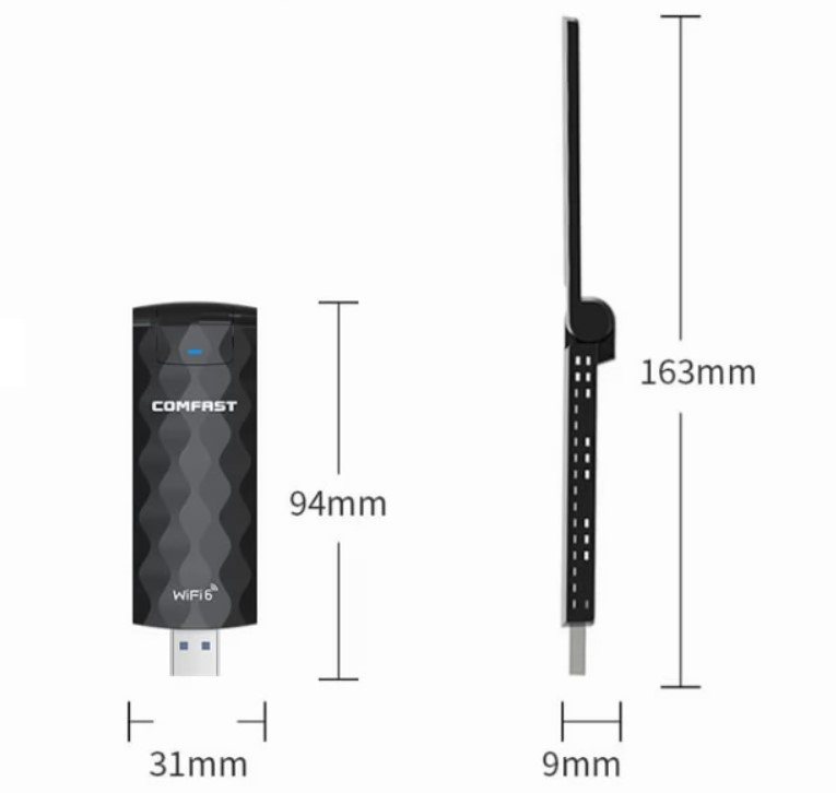 WiFi-USB-Adapter COMFAST CF-957AX