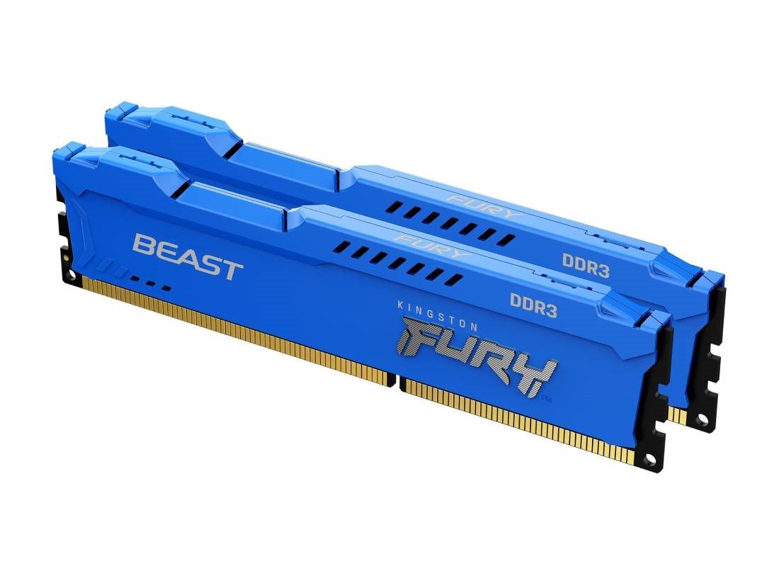 Operačná pamäť Kingston FURY 8GB KIT DDR3 1866MHz CL10 Beast Blue