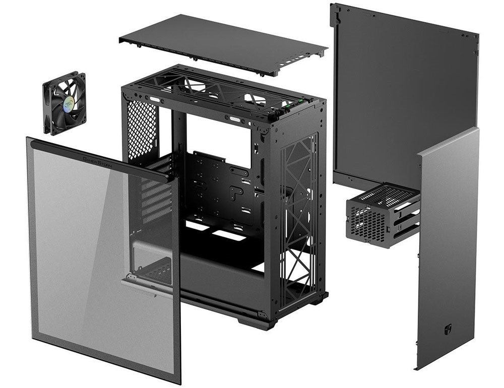 PC-Gehäuse DeepCool Macube 310 BK