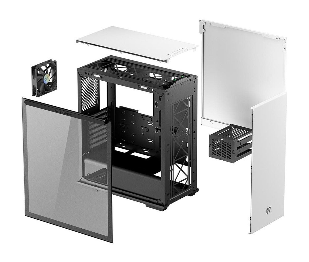 Erschwingliches PC-Gehäuse DeepCool Macube 310 WH