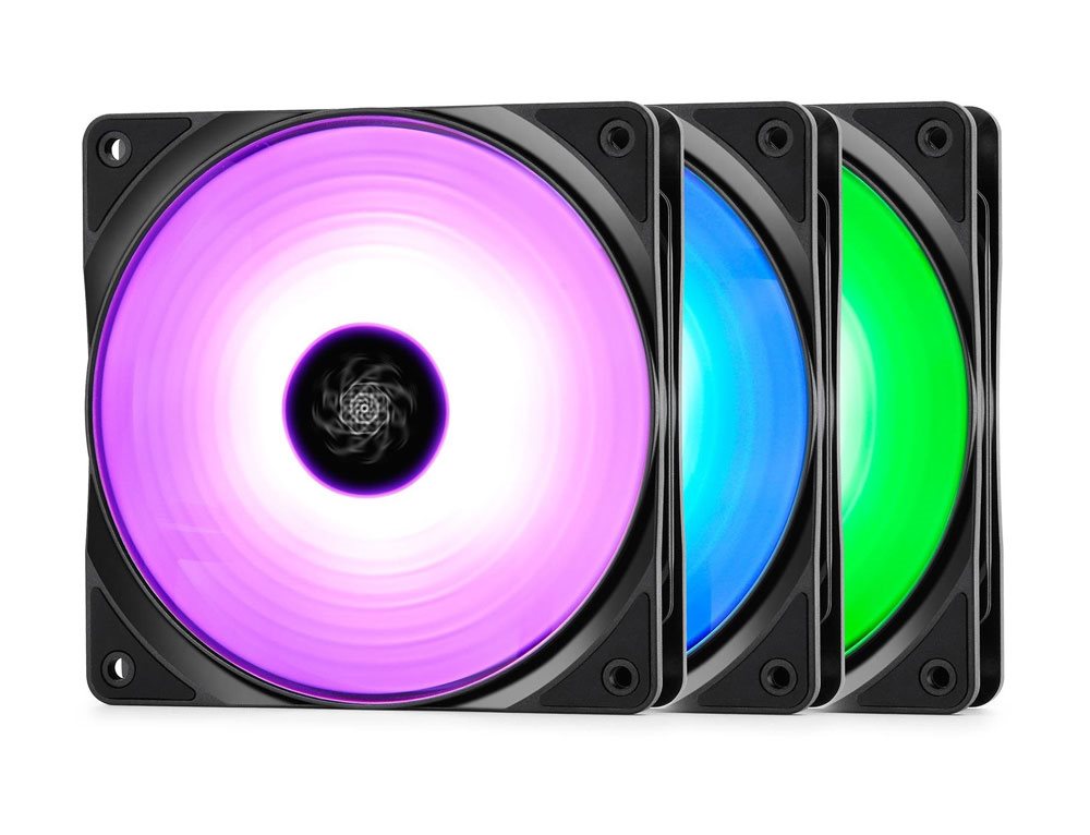 PC-Lüfter DeepCool RF120 3in1 mit RGB-Hintergrundbeleuchtung