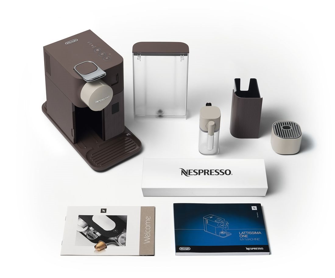 Odnímatelné části pro jednoduché čištění Coffee maker Nespresso De'longhi EN 500.BW