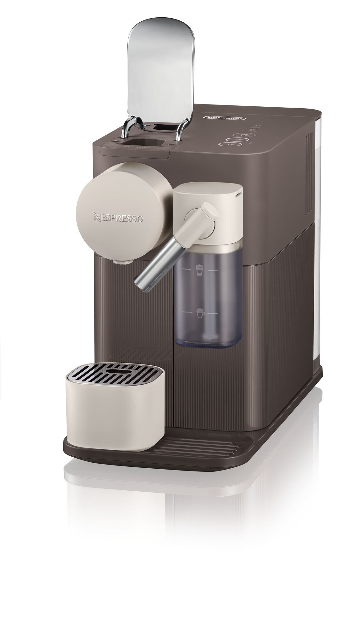 Kapsli snadno vhodíte dovnitř Coffee maker Nespresso De'longhi EN 500.BW