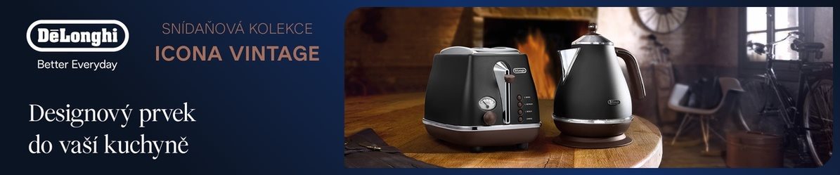 Toaster De'Longhi Icona Vintage CTOV2103.BK Toaster De'Longhi Icona Vintage CTOV2103.BK