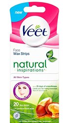 Veet wax strips for the face with Argan oil Veet wax strips for the face with Argan oil