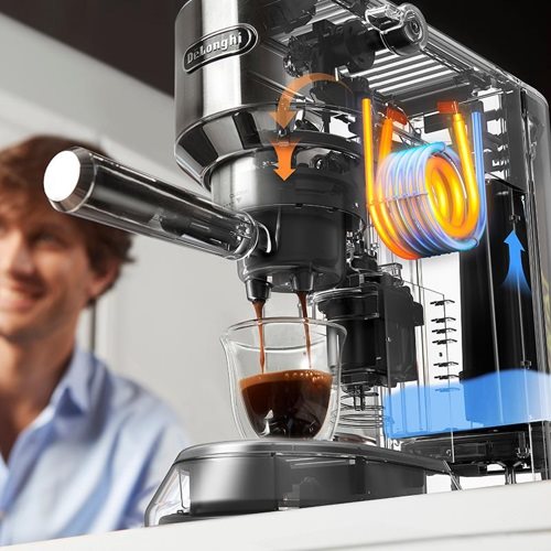 Hebel-Kaffeemaschine De'Longhi Dedica EC 685.R 