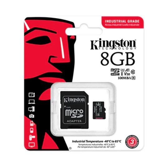 Pamäťová karta Kingston MicroSDHC 8GB Industrial 
